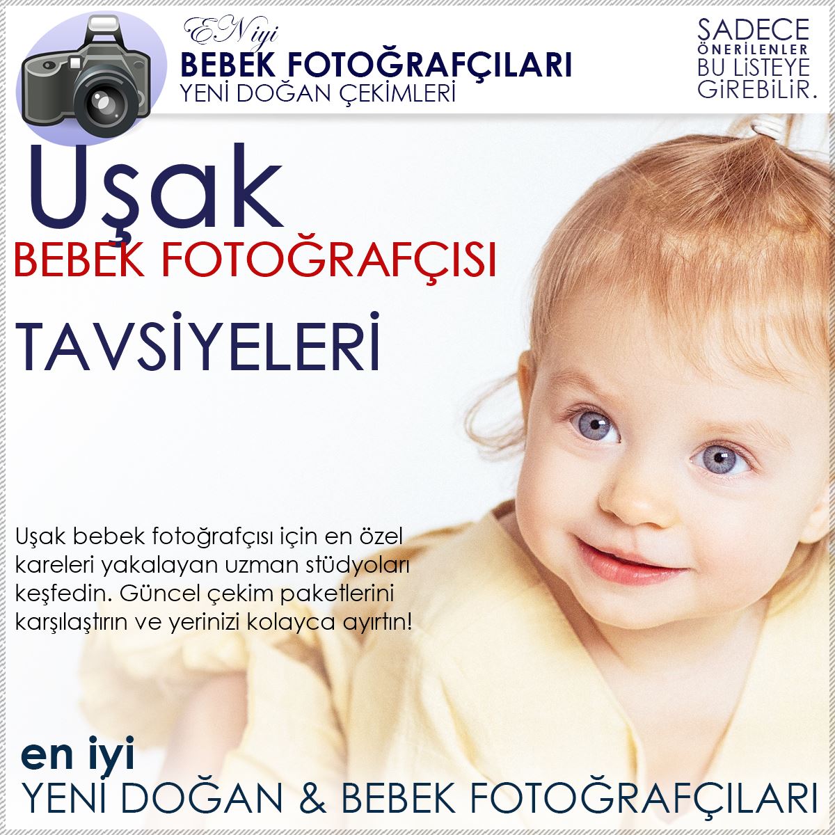 Uşak Bebek Fotoğrafçısı Tavsiyeleri ve Yeni Doğan Çekimi Fiyatları