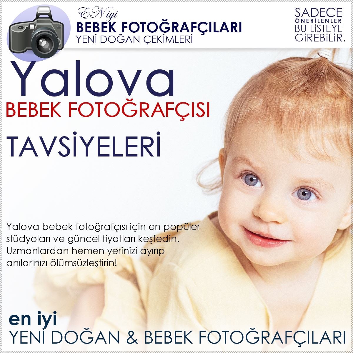 Yalova Bebek Fotoğrafçısı Tavsiyeleri ve Yeni Doğan Çekimi Fiyatları