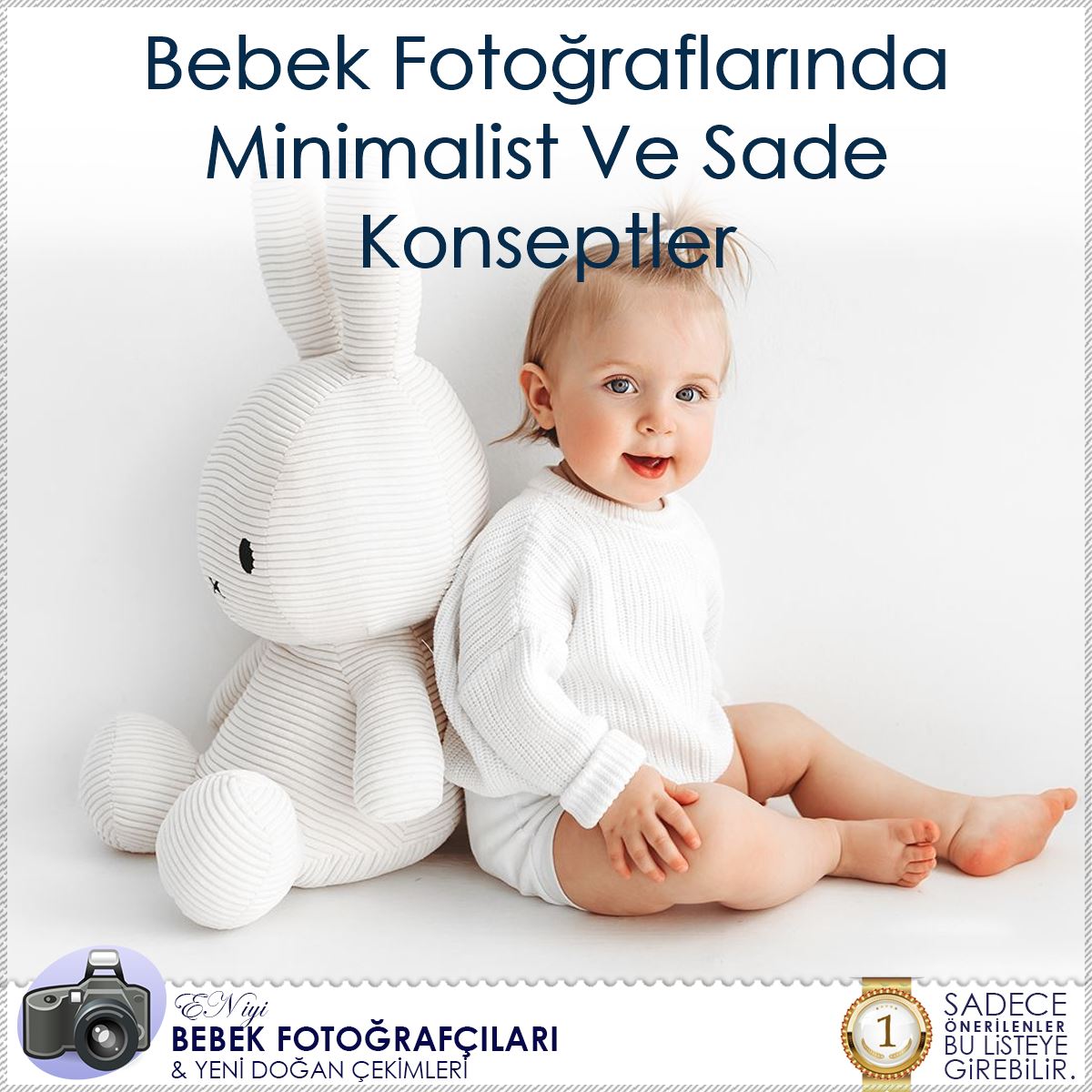 Bebek Fotoğraflarında Minimalist Ve Sade Konseptler