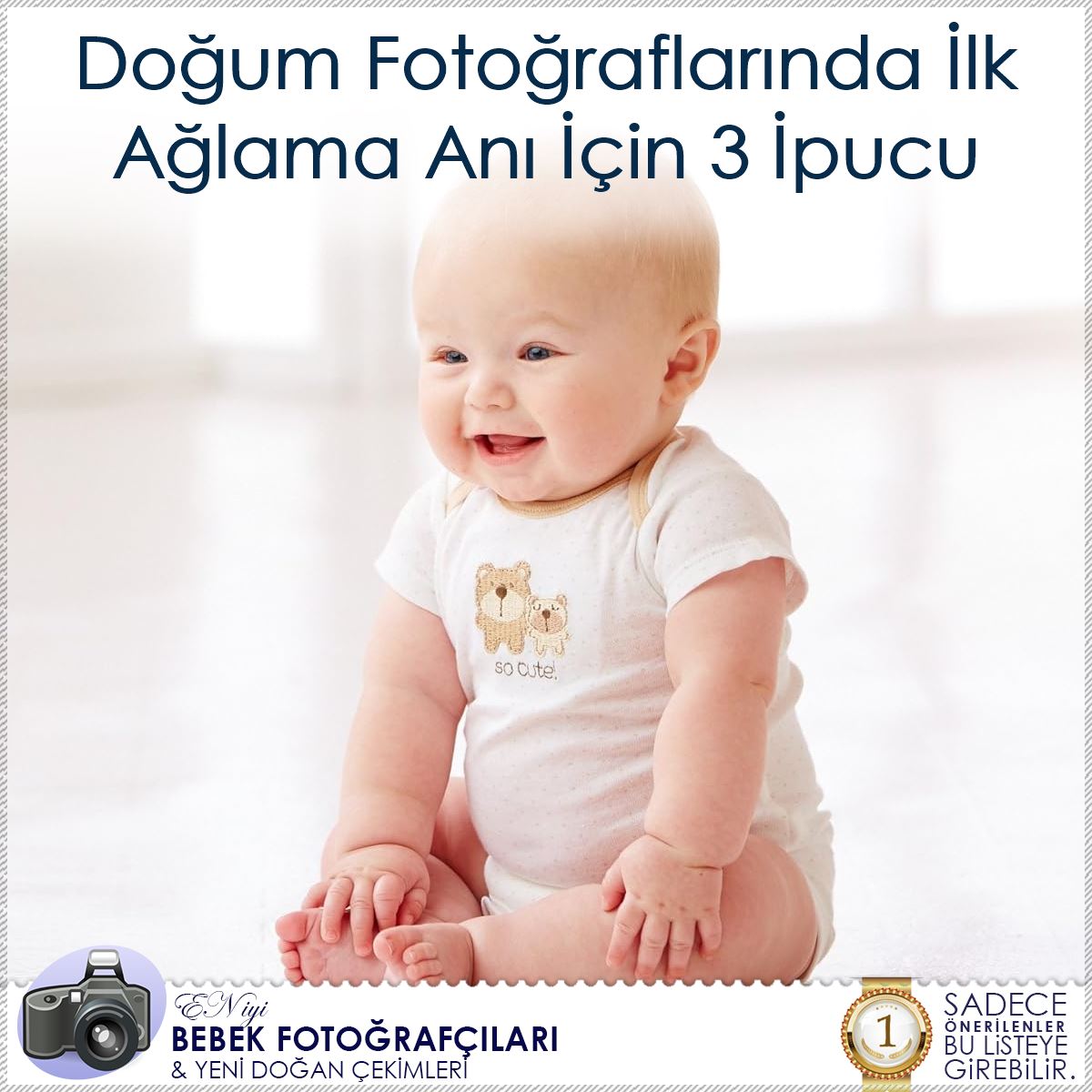 Doğum Fotoğraflarında İlk Ağlama Anı İçin 3 İpucu