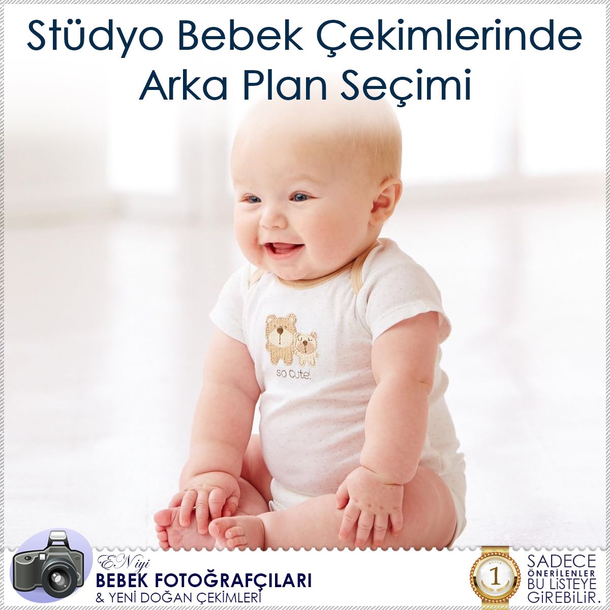 Stüdyo Bebek Çekimlerinde Arka Plan Seçimi : Kapak Görseli