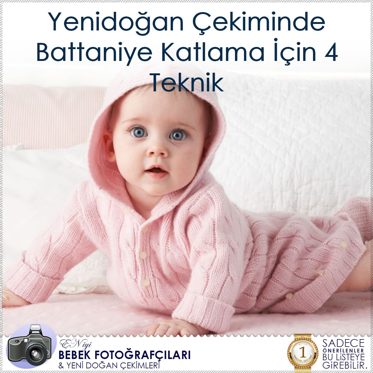 Yenidoğan Çekiminde Battaniye Katlama İçin 4 Teknik