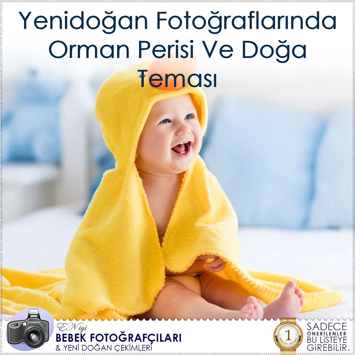 Yenidoğan Fotoğraflarında Orman Perisi Ve Doğa Teması : Kapak Görseli